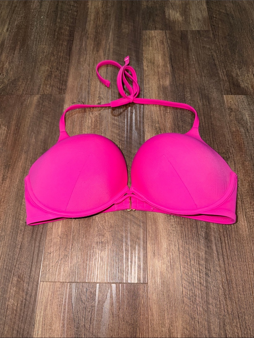 Victoria's Secret Bombshell Bikini Top Pushup in Pink Size:38C adds 2 cup sizes